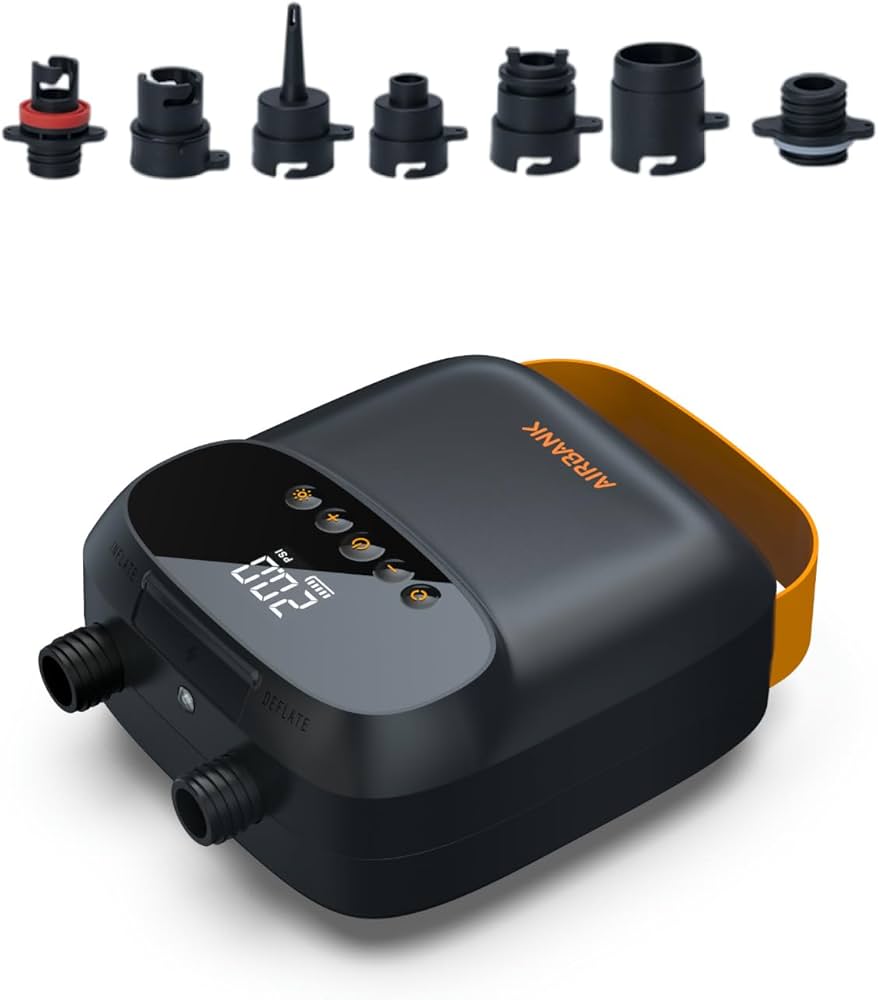 Amazon.co.jp: AIRBANK サップ電動空気入れ パドル ボード ポンプ